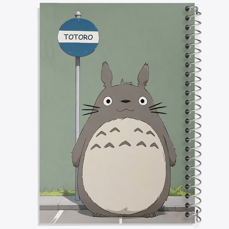 دفتر مشق 100 برگ خندالو طرح انیمه توتورو (Totoro) کد N2120