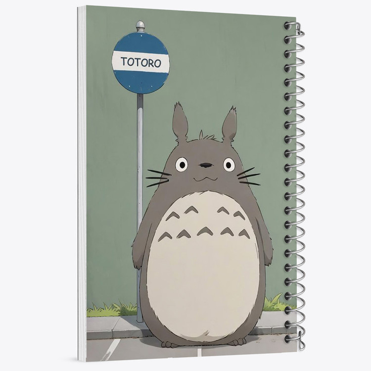 دفتر مشق 100 برگ خندالو طرح انیمه توتورو (Totoro) کد N2120
