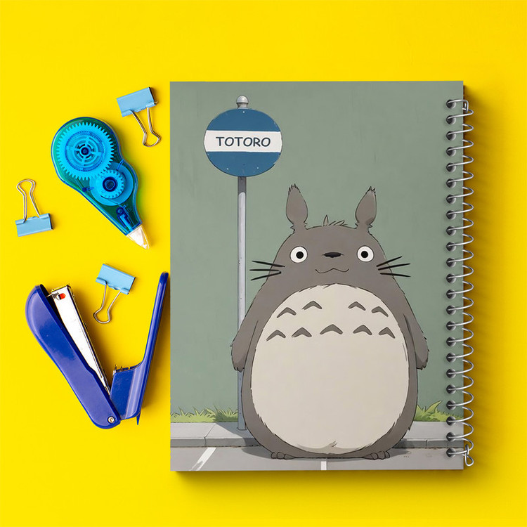 دفتر مشق 100 برگ خندالو طرح انیمه توتورو (Totoro) کد N2120