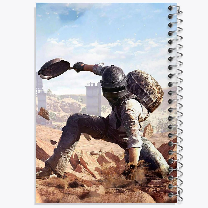 دفتر مشق 100 برگ خندالو طرح بازی پابجی PUBG کد 3803