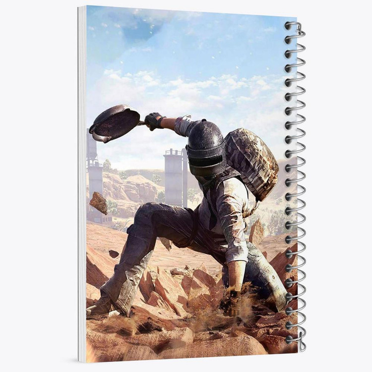 دفتر مشق 100 برگ خندالو طرح بازی پابجی PUBG کد 3803