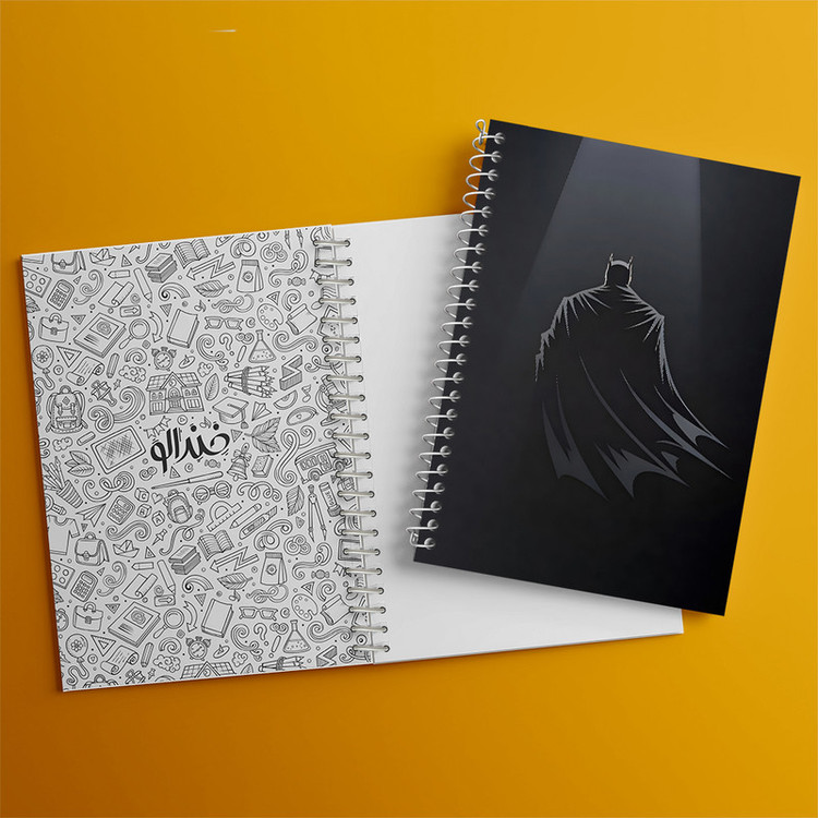 دفتر مشق 100 برگ خندالو طرح بتمن (Batman) کد F9134