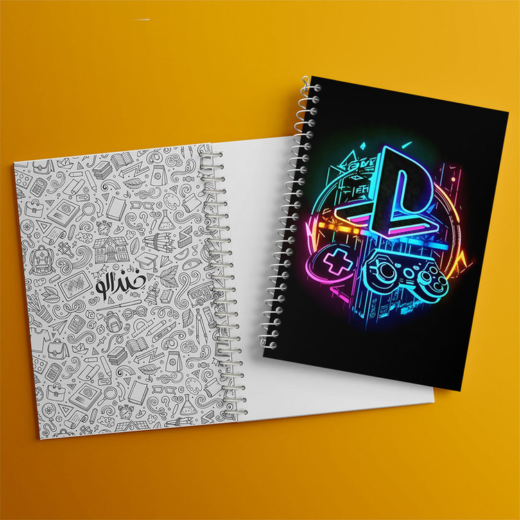 دفتر مشق 100 برگ خندالو طرح PS4 کد F12835