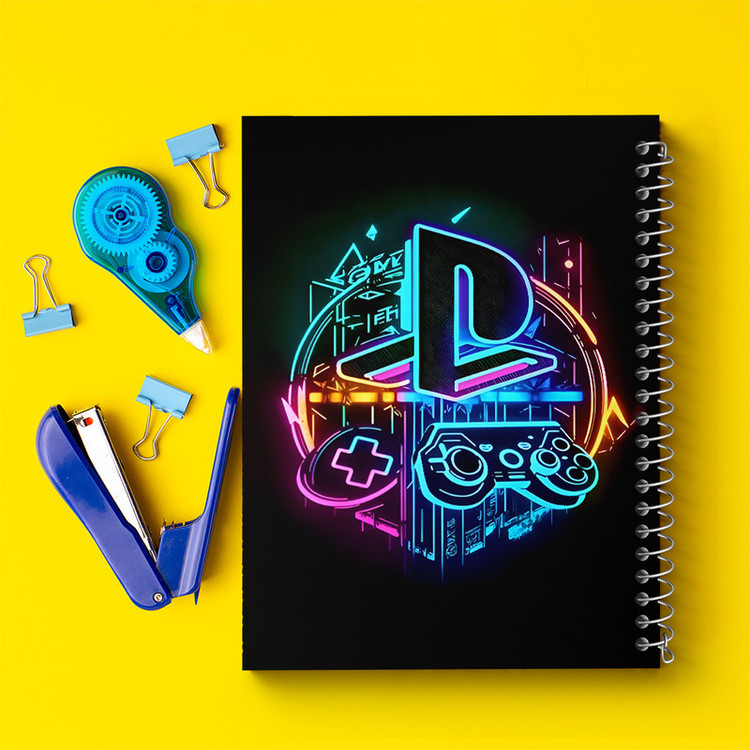 دفتر مشق 100 برگ خندالو طرح PS4 کد F12835