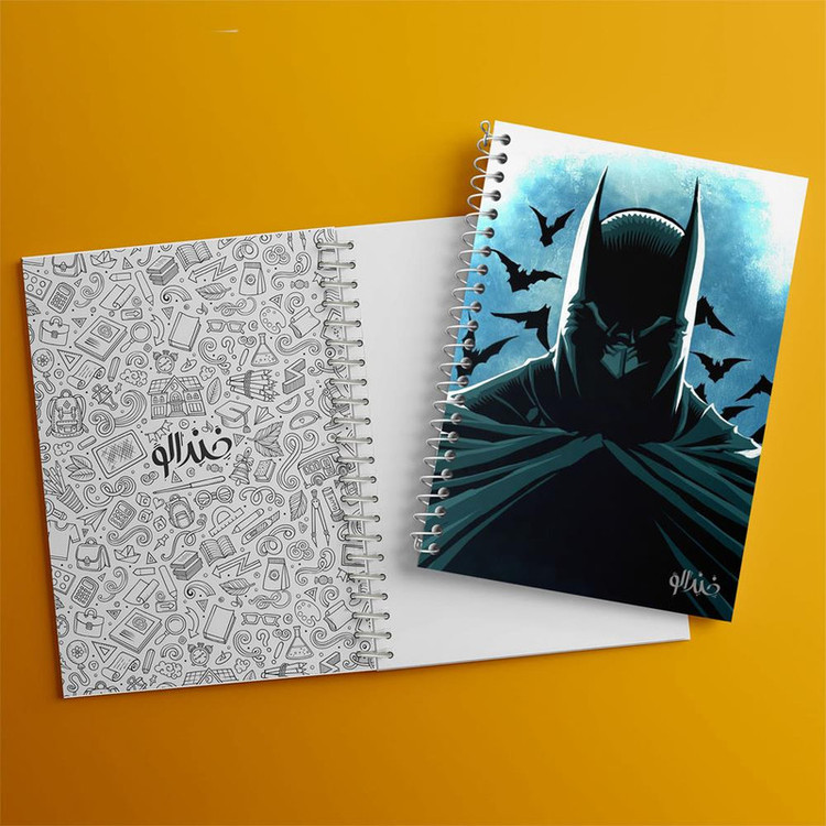 دفتر مشق 100 برگ خندالو طرح بتمن Batman کد 24264