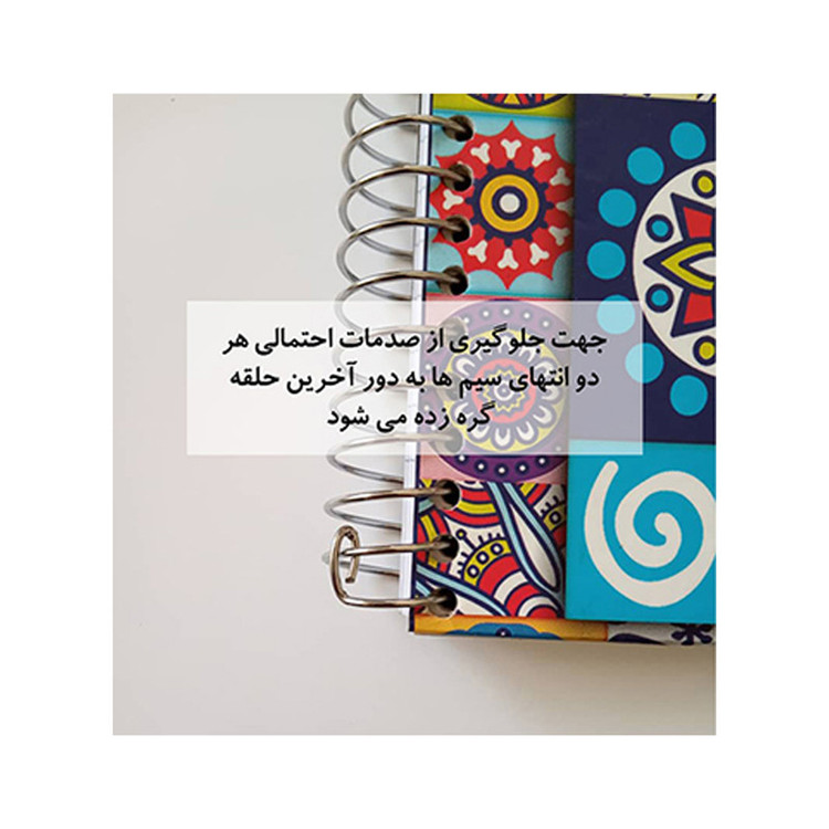 دفتر مشق 80 برگ آلما طرح TRAVEL مدل طلقی کد 7820