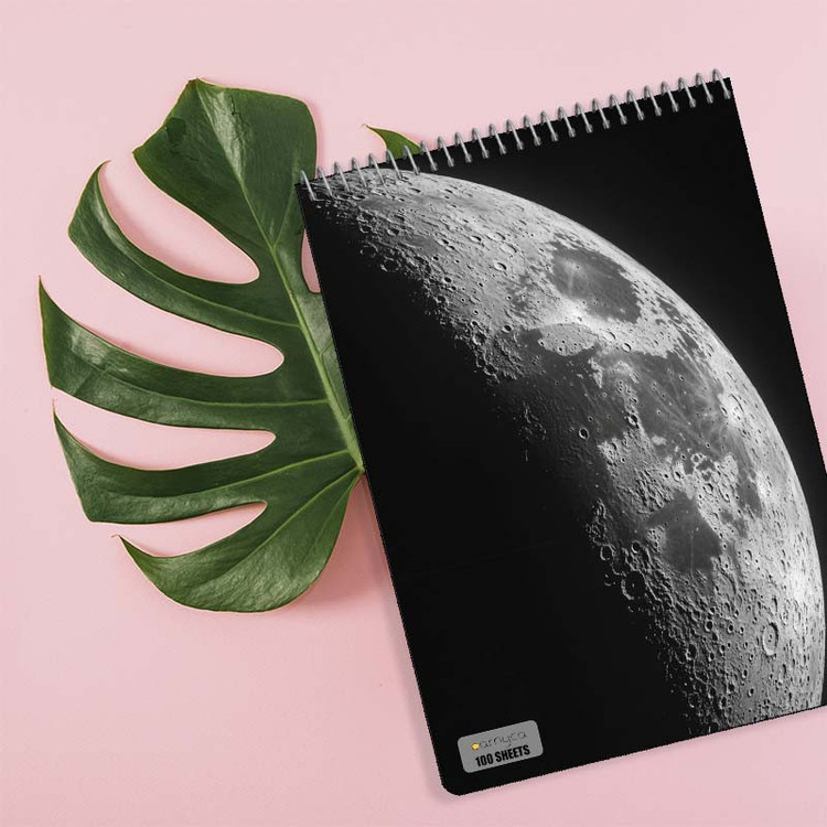 دفتر شطرنجی 100 برگ کارنیکا طرح ماه Moon کد 78011