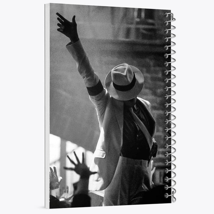دفتر مشق 100 برگ خندالو طرح مایکل جکسون Michael Jackson کد 19246