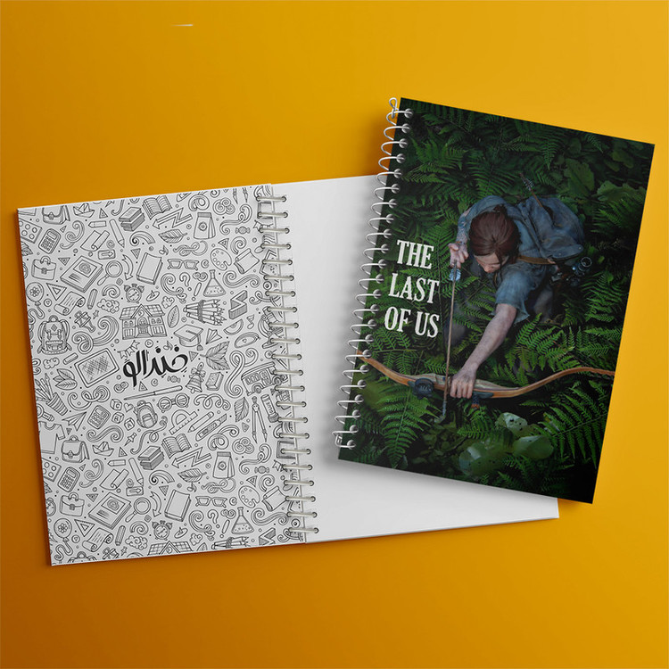 دفتر مشق 100 برگ خندالو طرح لست آف آس (The Last Of Us) کد F13580