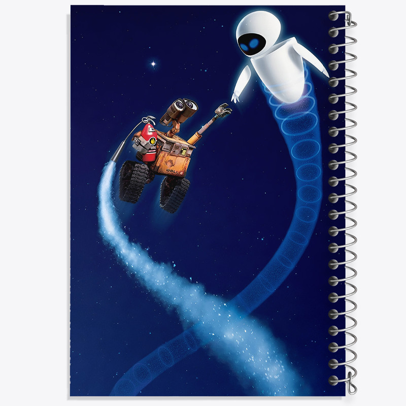 دفتر مشق 100 برگ خندالو طرح وال ای (wall-E) کد F3403