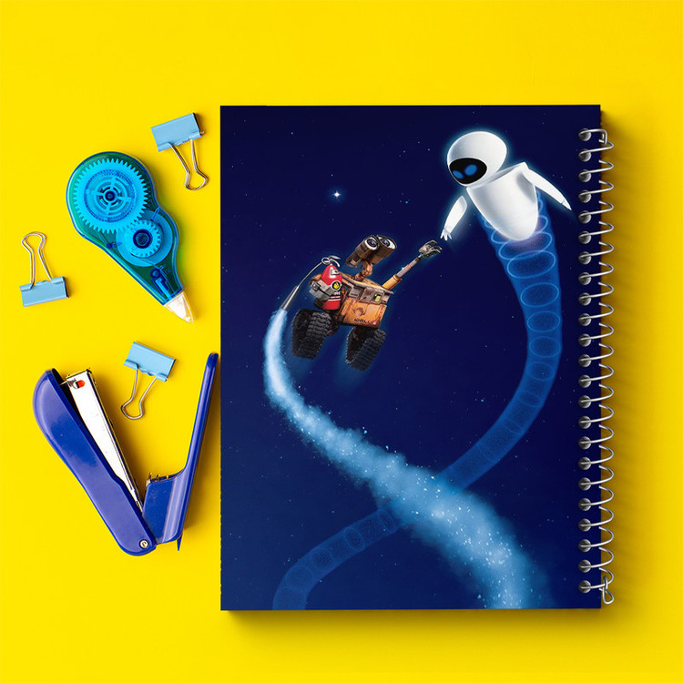 دفتر مشق 100 برگ خندالو طرح وال ای (wall-E) کد F3403