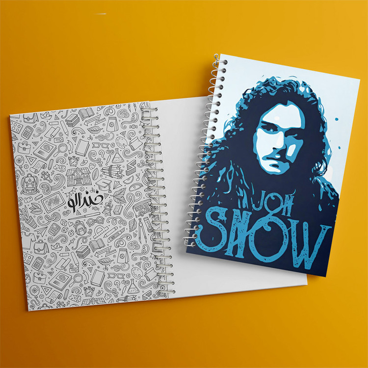 دفتر مشق 100 برگ خندالو طرح بازی تاج و تخت (Game Of Thrones) کد F10145