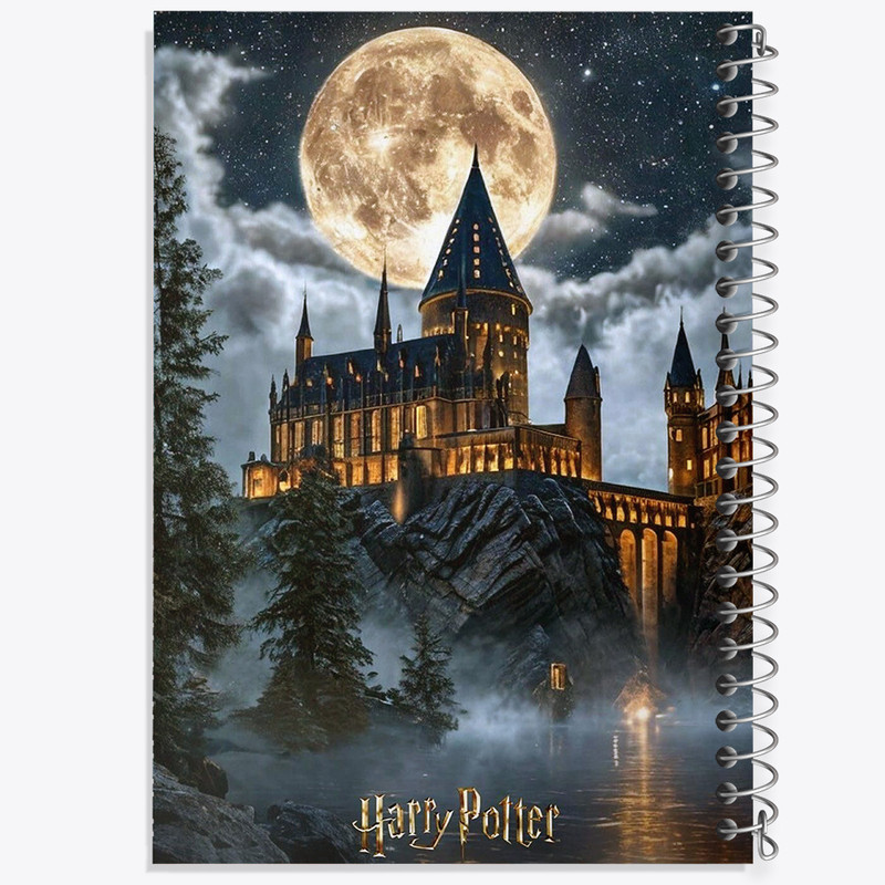 دفتر مشق 100 برگ خندالو طرح هاگوارتز هری پاتر (Harry Potter) کد F8825