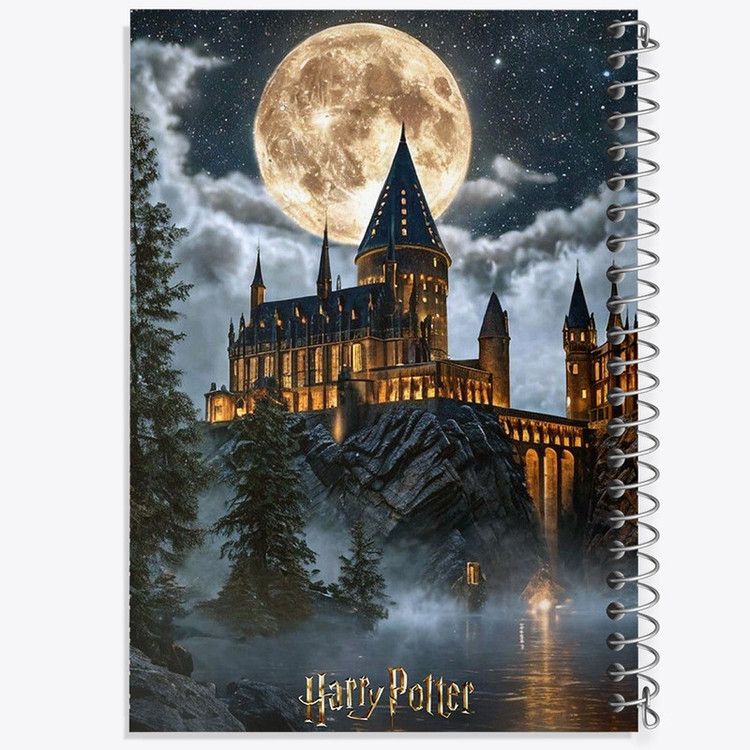 دفتر مشق 100 برگ خندالو طرح هاگوارتز هری پاتر (Harry Potter) کد F8825