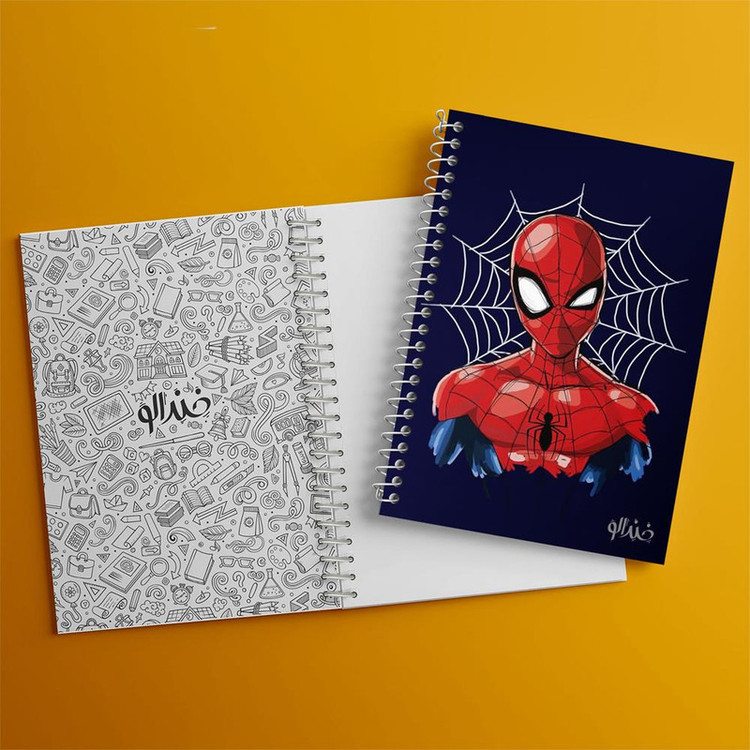 دفتر مشق 100 برگ خندالو طرح مرد عنکبوتی Spider Man کد 13172