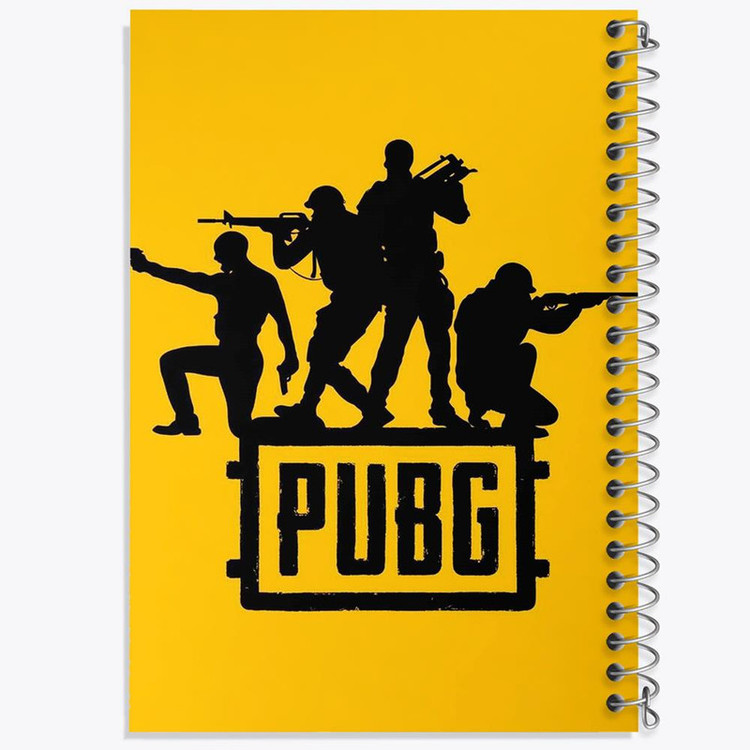 دفتر مشق 100 برگ خندالو طرح بازی پابجی PUBG کد 3775