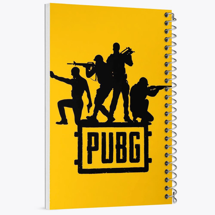 دفتر مشق 100 برگ خندالو طرح بازی پابجی PUBG کد 3775