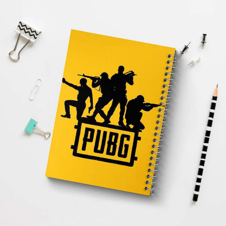دفتر مشق 100 برگ خندالو طرح بازی پابجی PUBG کد 3775