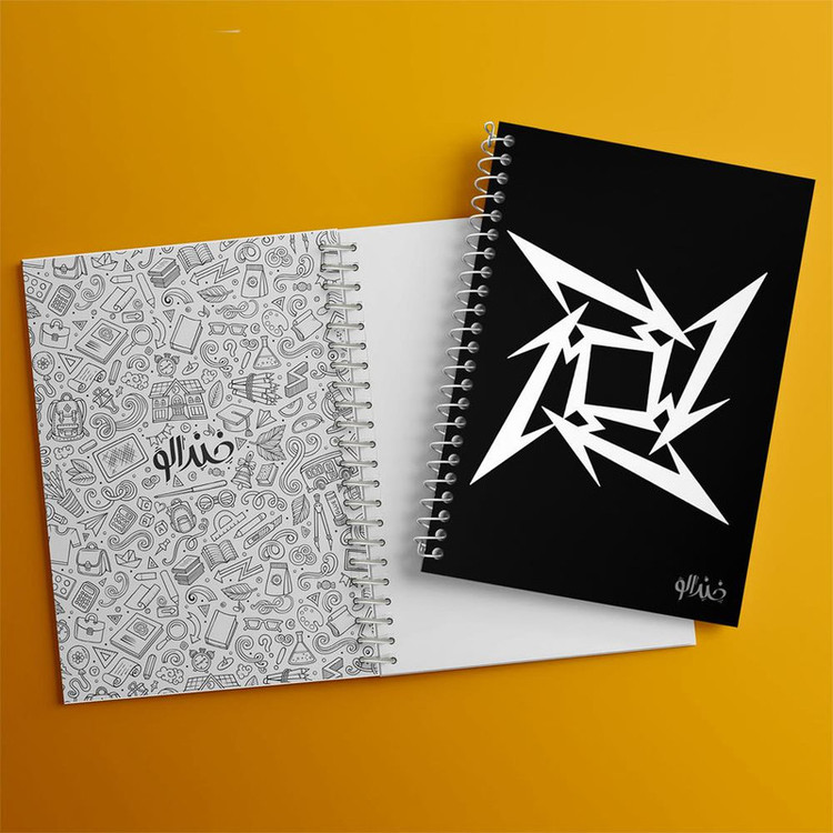دفتر مشق 100 برگ خندالو طرح گروه موسیقی متالیکا Metallica کد 3263