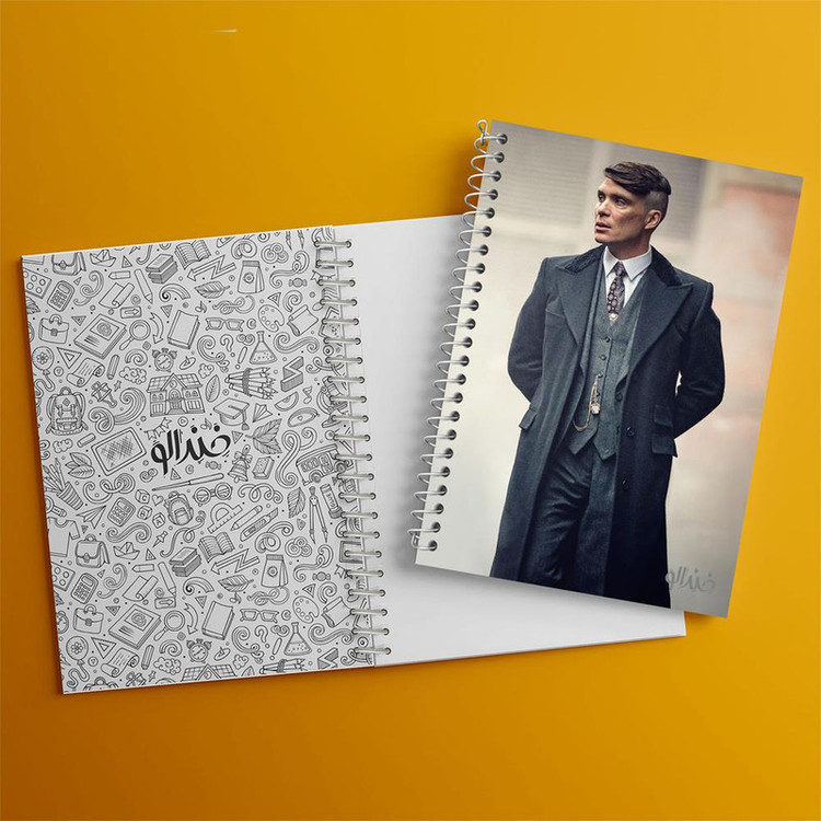 دفتر مشق 100 برگ خندالو طرح سریال پیکی بلایندرز Peaky Blinders کد 3205