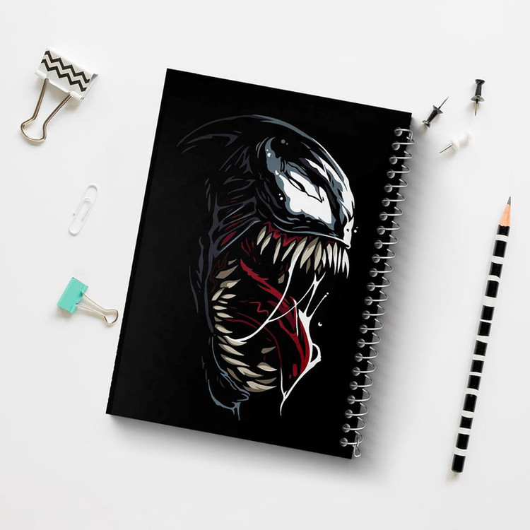 دفتر مشق 100 برگ خندالو طرح ونوم Venom کد 27318