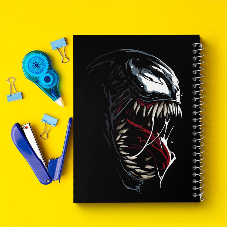 دفتر مشق 100 برگ خندالو طرح ونوم Venom کد 27318