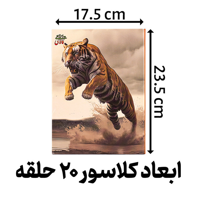 دفتر کلاسوری80 برک مدل ببر کد L3030