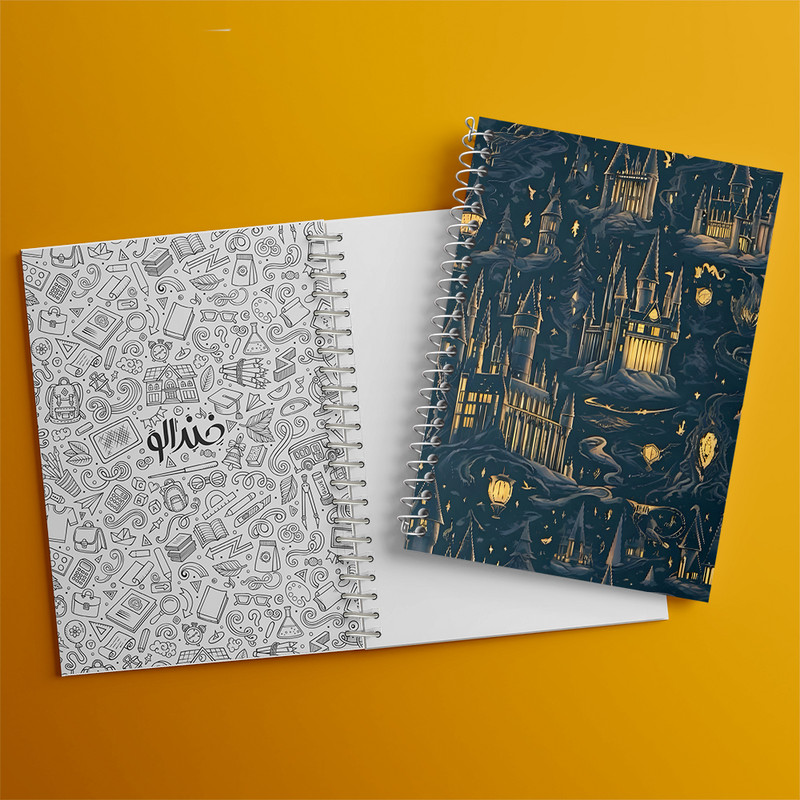 دفتر مشق 100 برگ خندالو طرح هری پاتر (Harry Potter) کد N5010