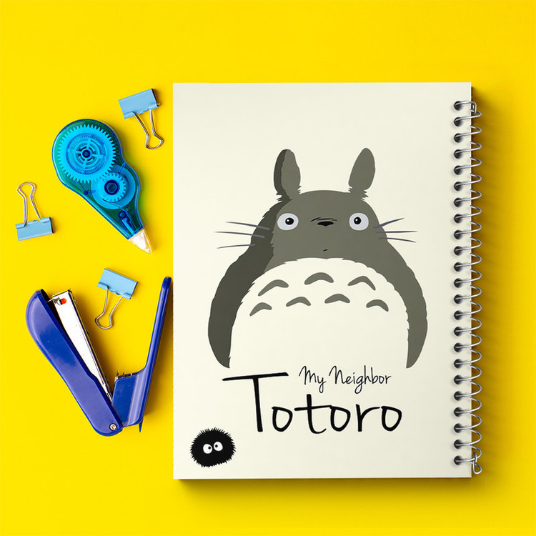 دفتر مشق 100 برگ خندالو طرح انیمه توتورو (Totoro) کد N2118