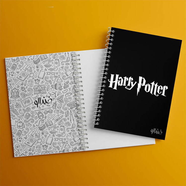 دفتر مشق 100 برگ خندالو طرح هری پاتر Harry Potter کد 2897