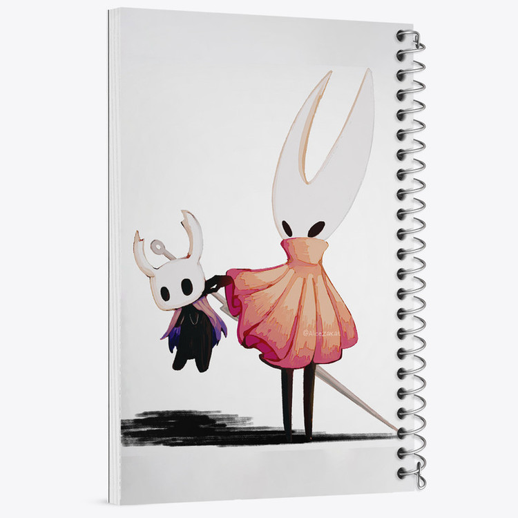 دفتر مشق 100 برگ خندالو طرح بازی هالو نایت (Hollow Knight) کد 32979