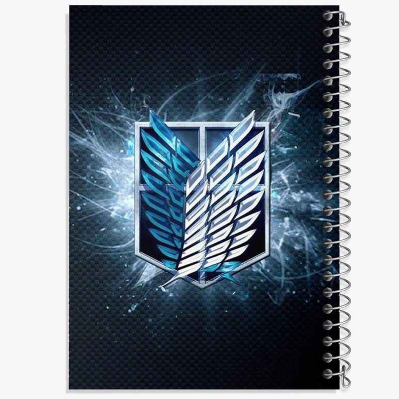 دفتر مشق 100 برگ خندالو طرح نماد آزادی انیمه اتک آن تایتان Attack on Titan کد 11016