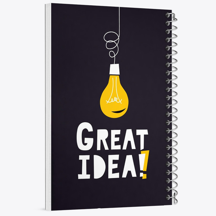 دفتر مشق 100 برگ خندالو طرح Great Idea کد F1060