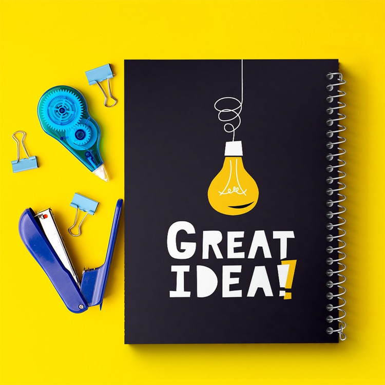 دفتر مشق 100 برگ خندالو طرح Great Idea کد F1060
