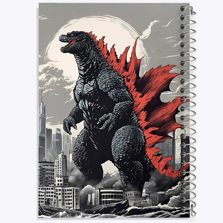 دفتر مشق 100 برگ خندالو طرح فیلم گودزیلا (Movie Godzilla) کد N8025