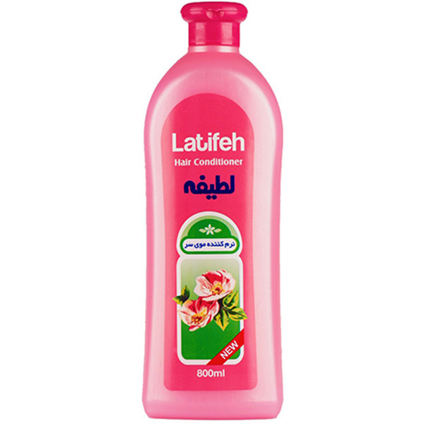 نرمکننده مو لطیفه مدل Flower حجم 800 میلیلیتر مجموعه 2عددی