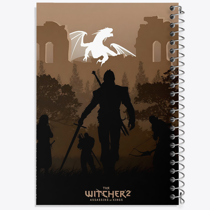 دفتر مشق 100 برگ خندالو طرح ویچر (The Witcher) کد F13613