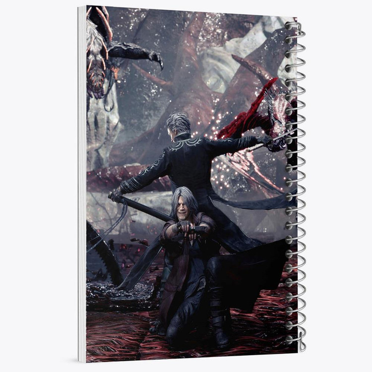 دفتر مشق 100 برگ خندالو طرح بازی دویل می کرای Devil May Cry کد 30208