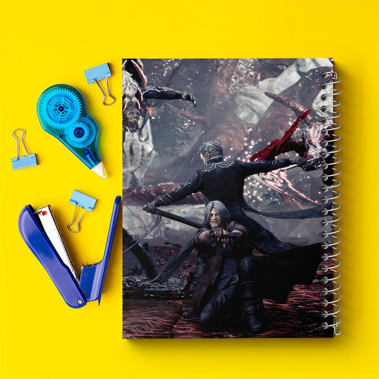 دفتر مشق 100 برگ خندالو طرح بازی دویل می کرای Devil May Cry کد 30208
