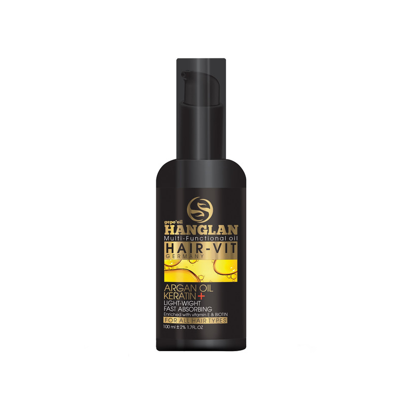 روغن مو جی پو اویل هانگلن مدل آرگان حجم 100 میلی لیتر