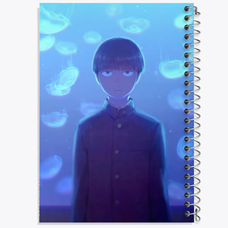 دفتر مشق 100 برگ خندالو طرح شییکو انیمه موب سایکو Mob Psycho 100 کد 24456