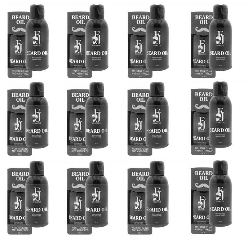 روغن ریش افجه مدل SL-BEARD012 مناسب برای انواع مو حجم 60 میلی‌لیتر مجموعه 12 عددی