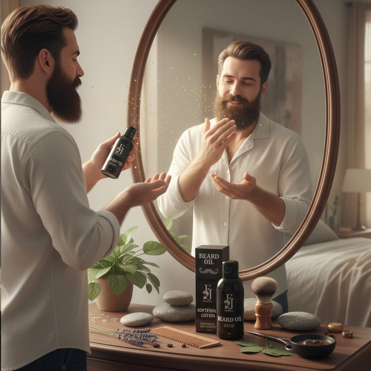 روغن ریش افجه مدل SL-BEARD012 مناسب برای انواع مو حجم 60 میلیلیتر مجموعه 12 عددی