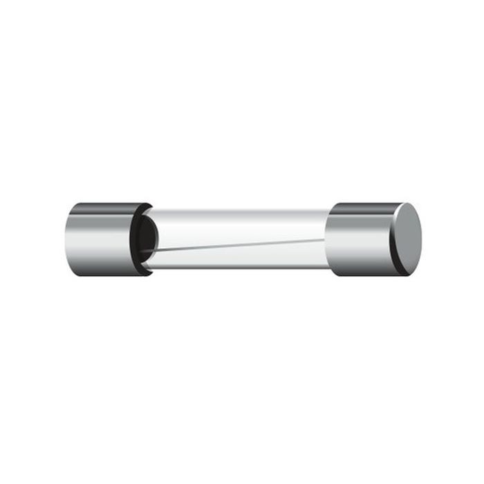 فیوز شیشه ای مدار 6 آمپر کد 406 بسته 4 عددی