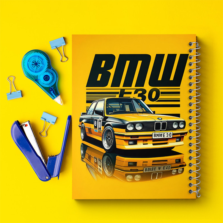دفتر مشق 100 برگ خندالو طرح بی ام دبلیو (BMW) کد F10378
