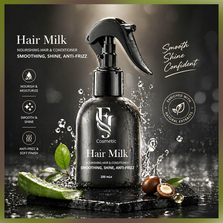 اسپری صاف کننده و ضد وز مو افجه مدل MILK01 حجم 200 میلی لیتر