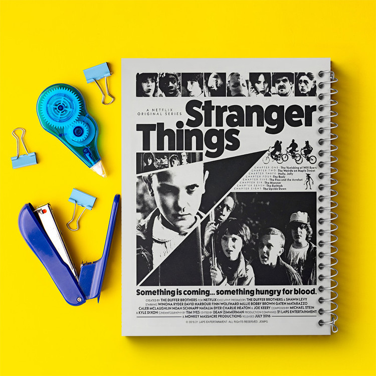 دفتر مشق 100 برگ خندالو طرح استرنجر تینگز (Stranger Things) کد F13503