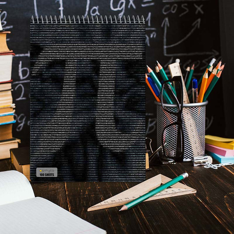 دفتر شطرنجی 100 برگ کارنیکا طرح ریاضیات Mathematics کد 29589