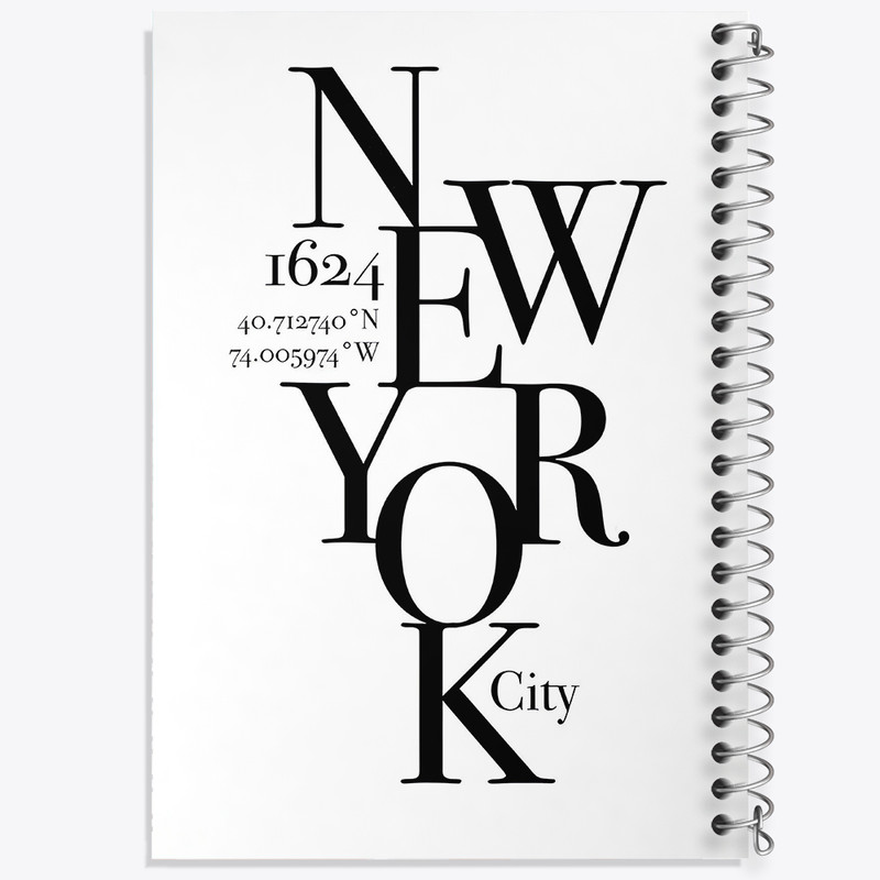 دفتر مشق 100 برگ خندالو طرح نیویورک (New York) کد F5959