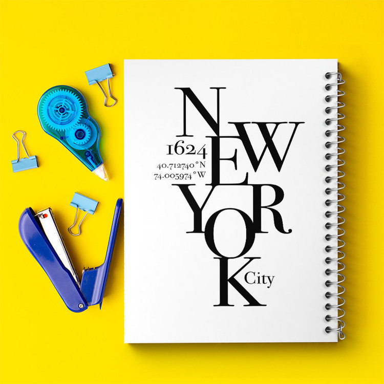 دفتر مشق 100 برگ خندالو طرح نیویورک (New York) کد F5959